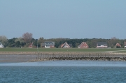 Blick auf "unsere" Strasse vom Meer aus
